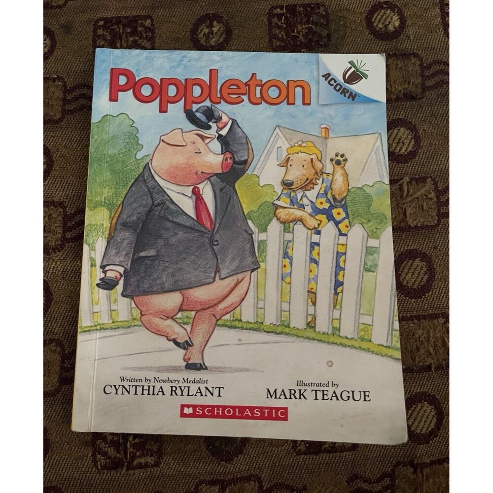 Scholastic Poppleton: An Acorn Book #1 Cynthia Rylant 2019 PB Illus. Teague